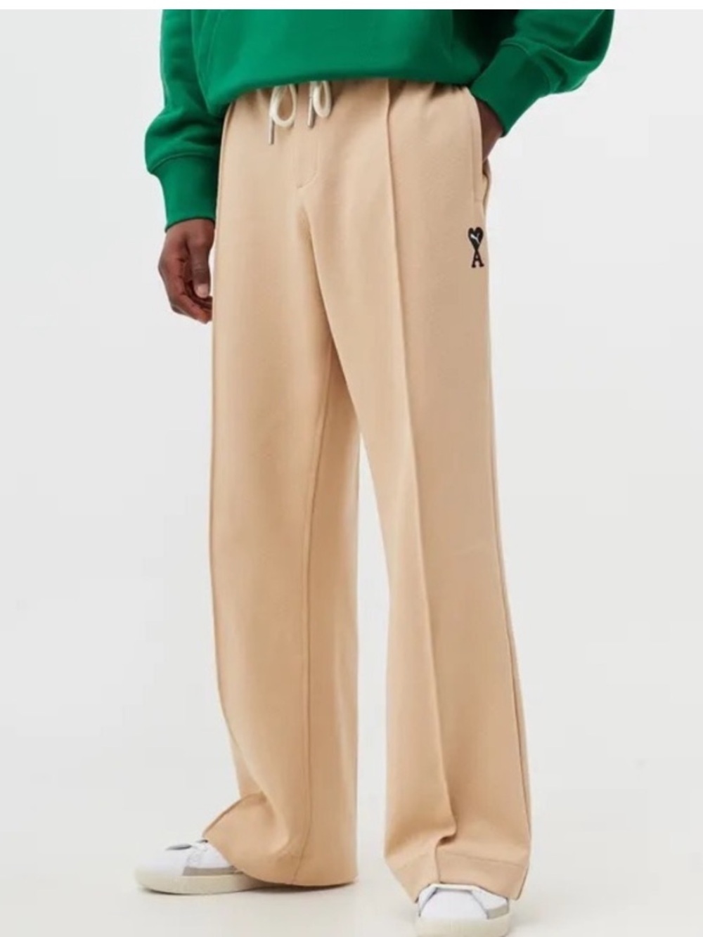 New Mens XL Ami puma joggers jogging wide leg pants Alexandre Mattiussi ginger